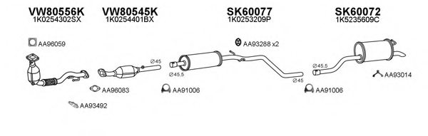 VENEPORTE 600070 Exhaust System